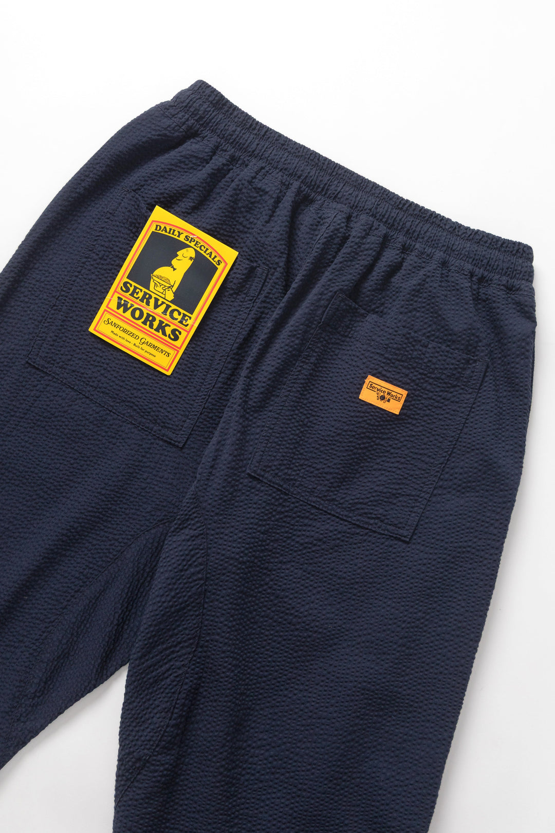 Service Works - Seersucker Chef Pants - Dark Navy