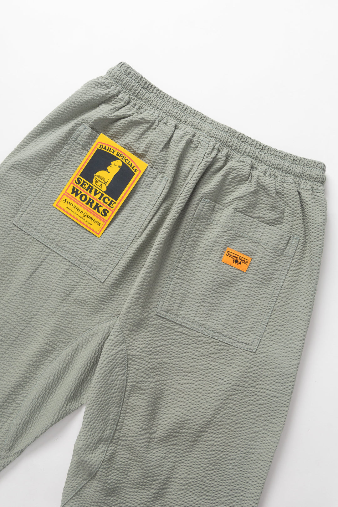 Service Works - Seersucker Chef Pants - Sage