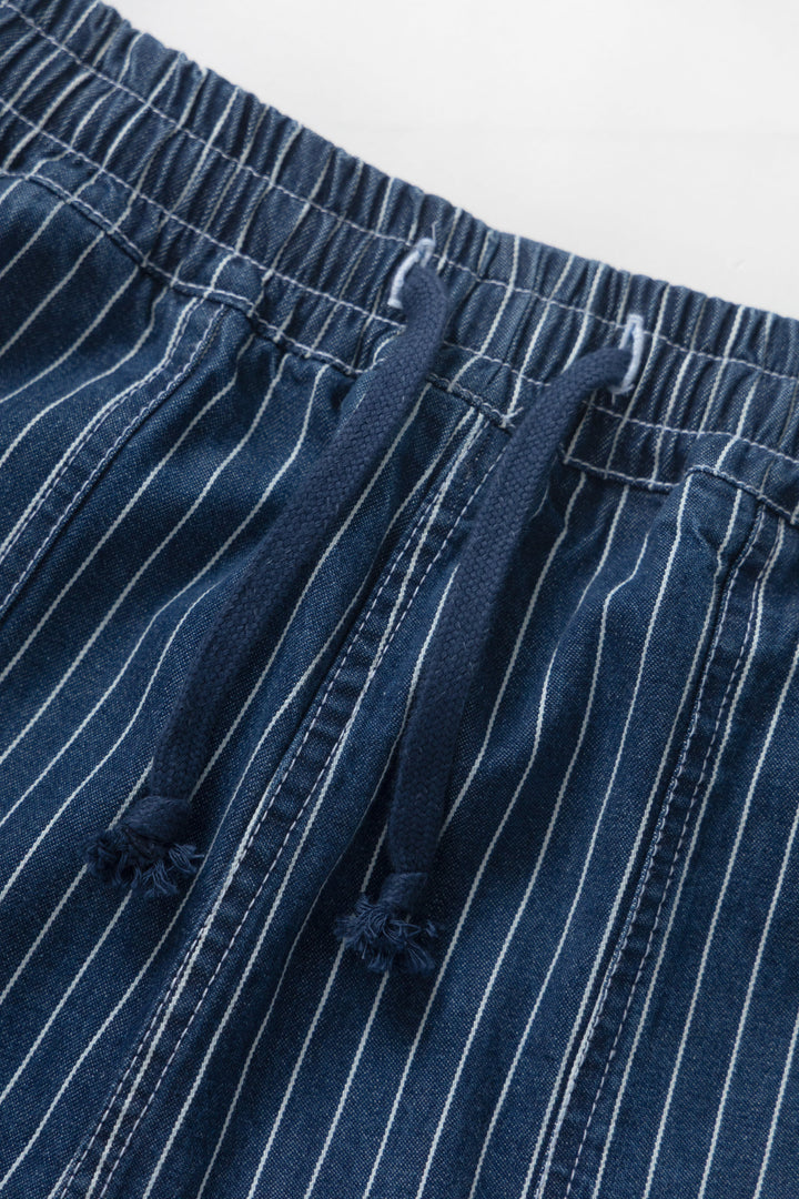 Service Works - Pinstripe Denim Chef Pants - Indigo