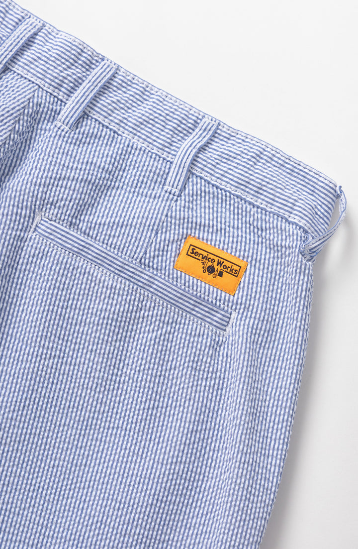 Service Works - Seersucker Part Timer Pant - Navy Stripe