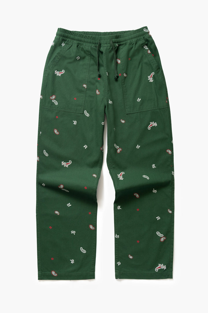 Service Works - Paisley Chef Pants - Forest