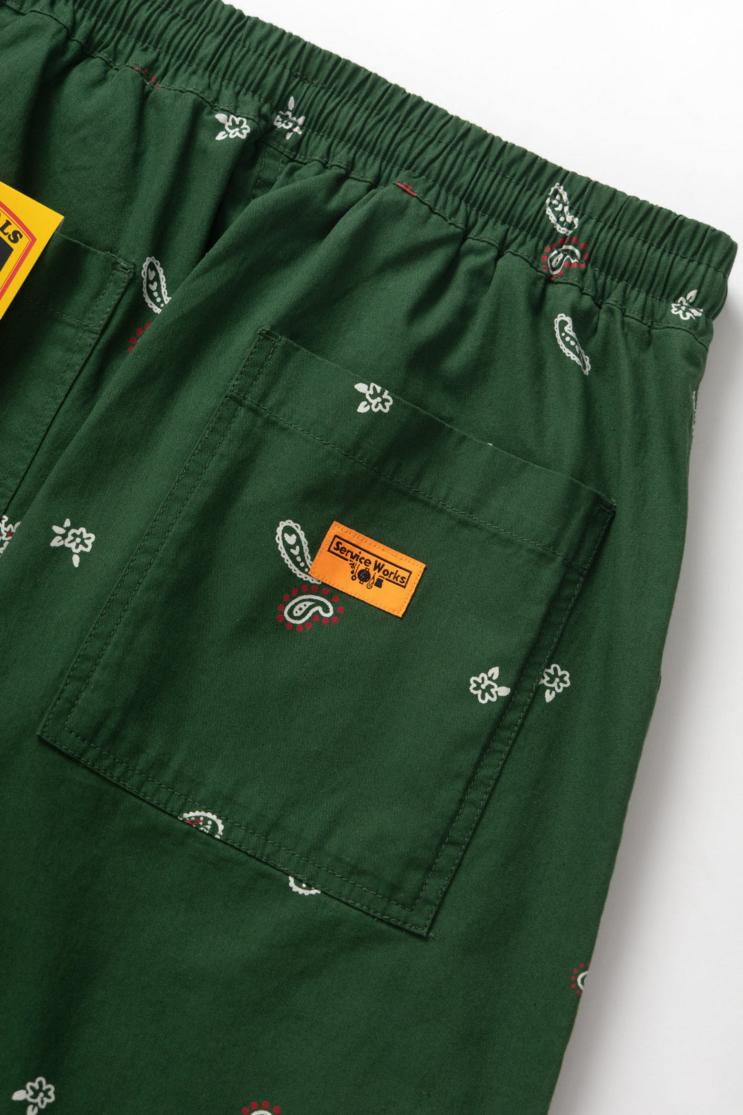 Service Works - Paisley Chef Pants - Forest