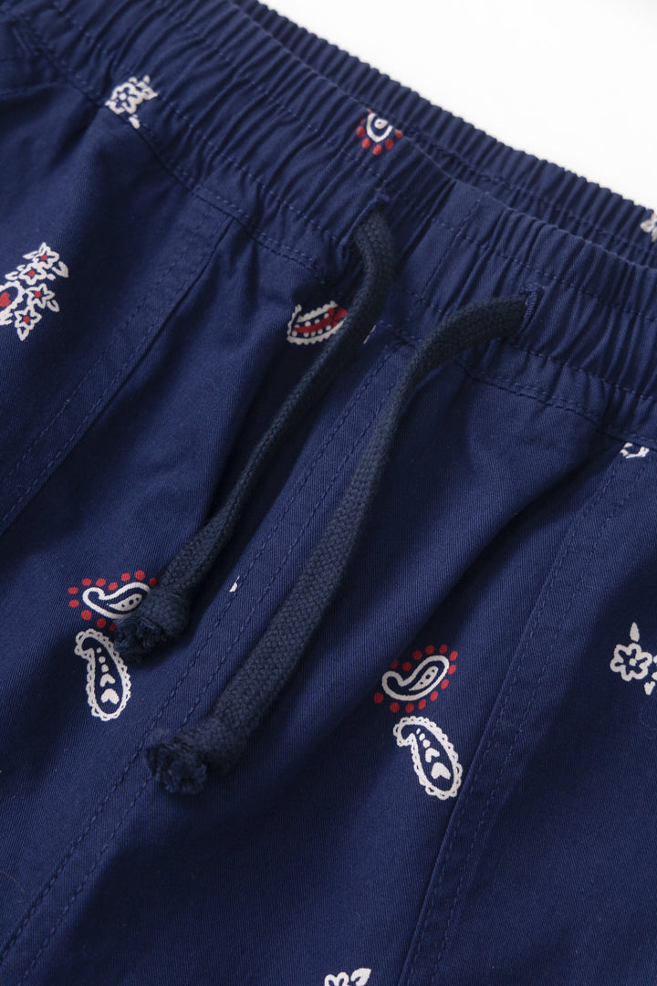 Service Works - Paisley Chef Shorts - Royal