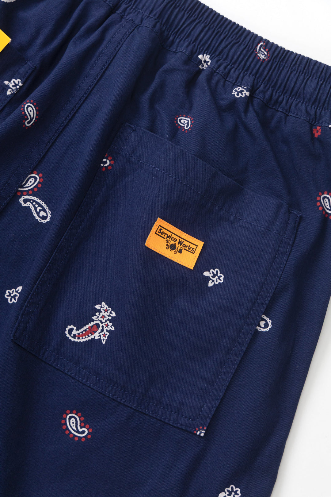 Service Works - Paisley Chef Shorts - Royal