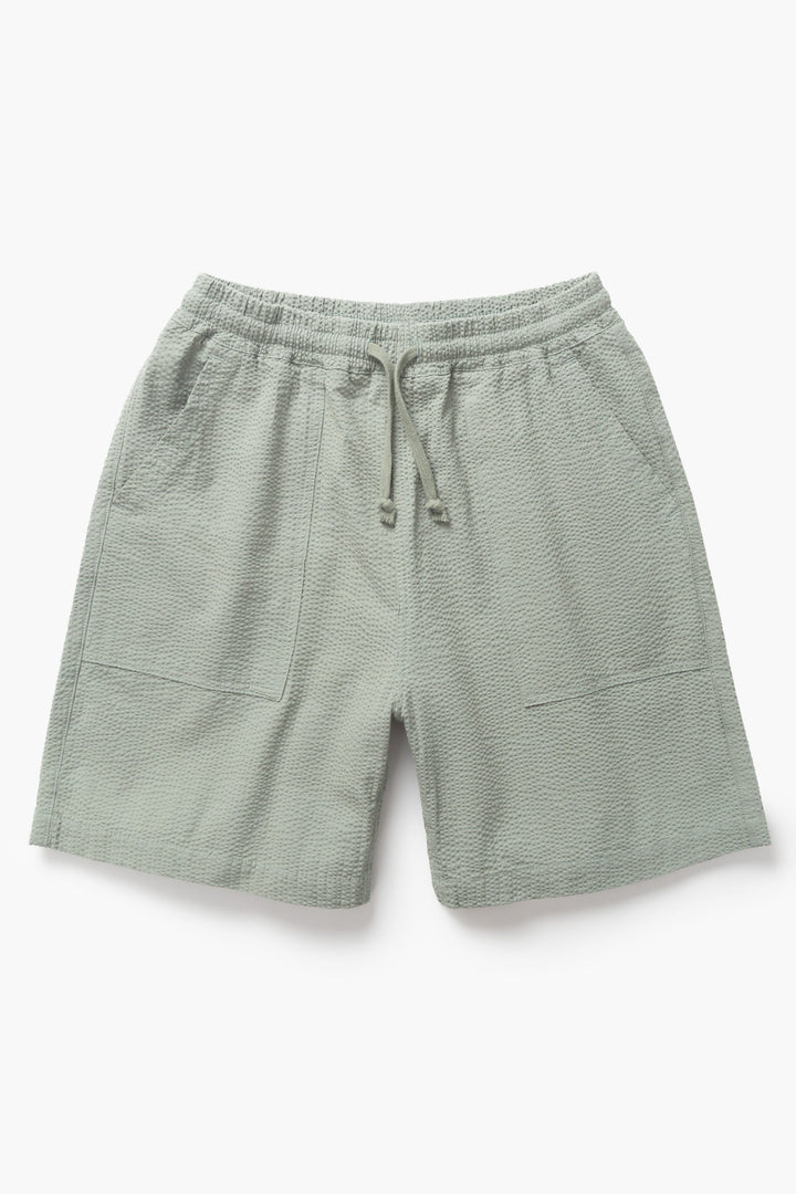 Service Works - Seersucker Chef Shorts - Sage