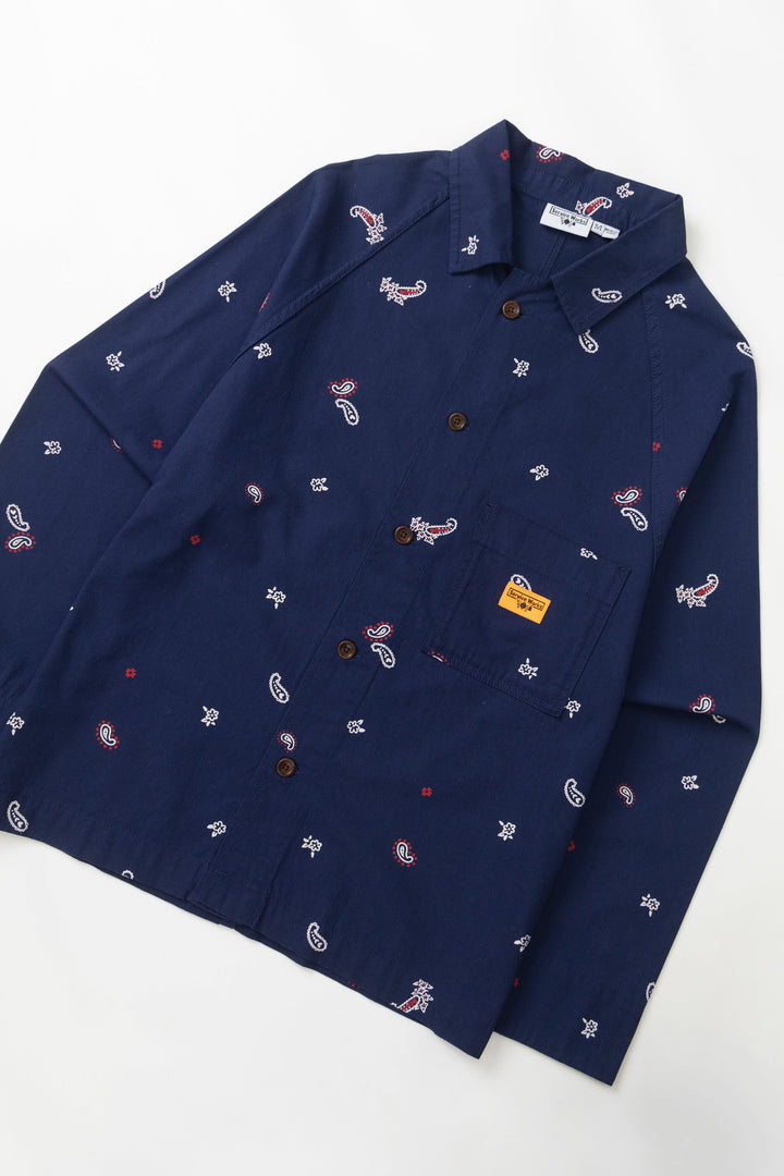 Service Works - Paisley Front Of House Jacket - Royal