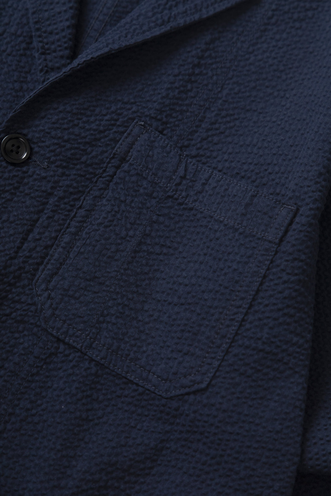 Service Works - Seersucker Server Suit Jacket - Dark Navy