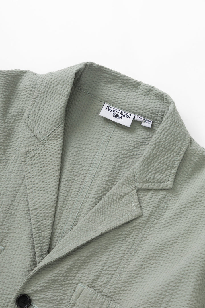 Service Works - Seersucker Server Suit Jacket - Sage
