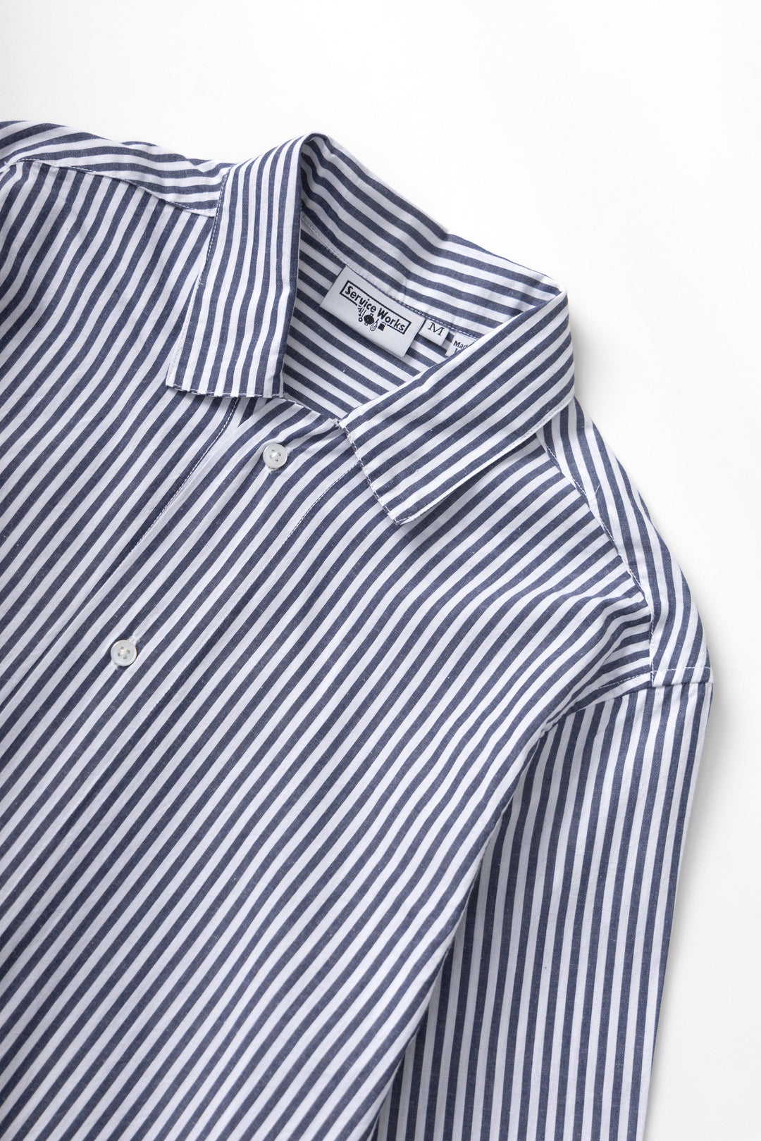 Service Works - Poplin Stripe Waiter Shirt - Royal