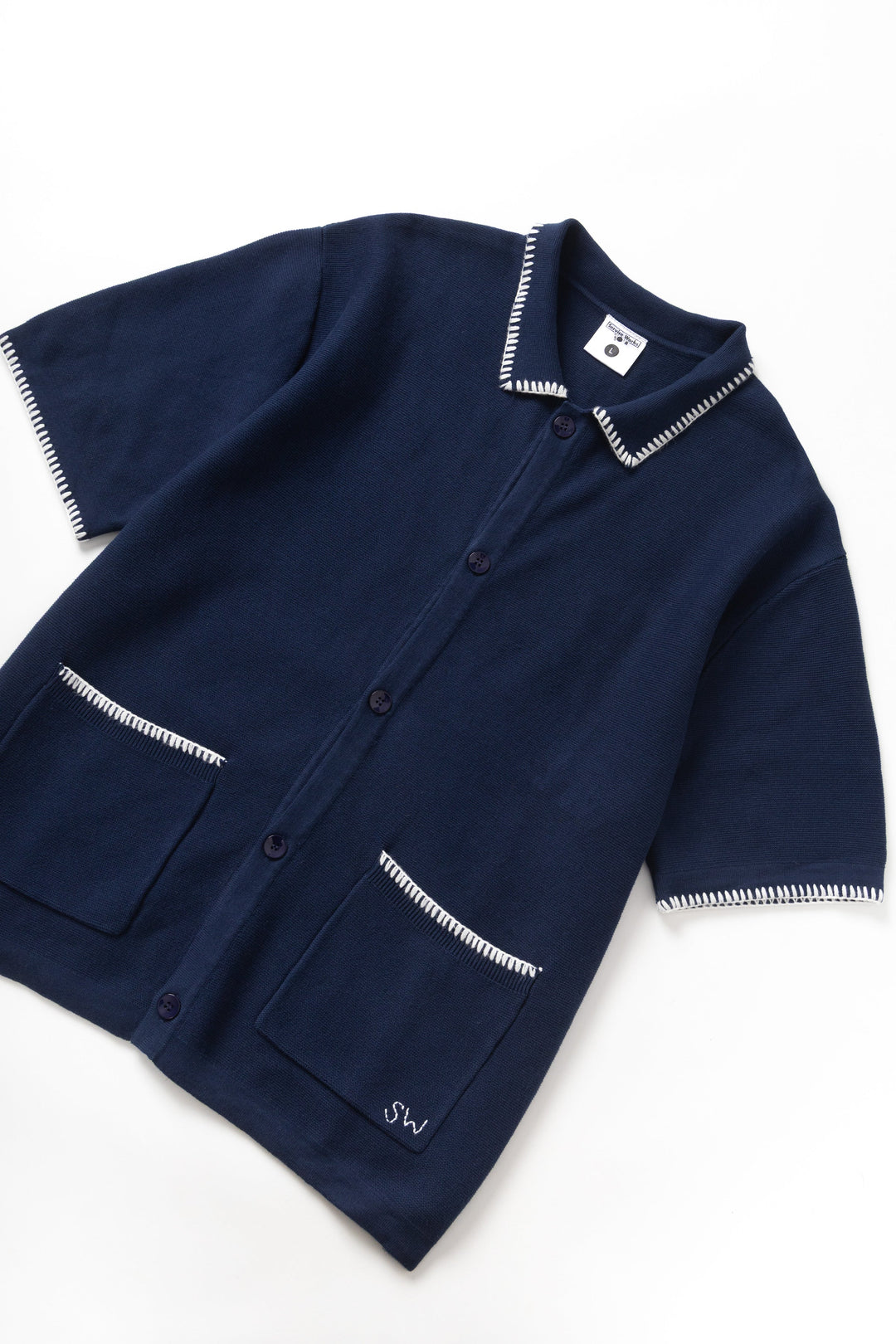 Service Works - Blanket Stitch Knit - Navy