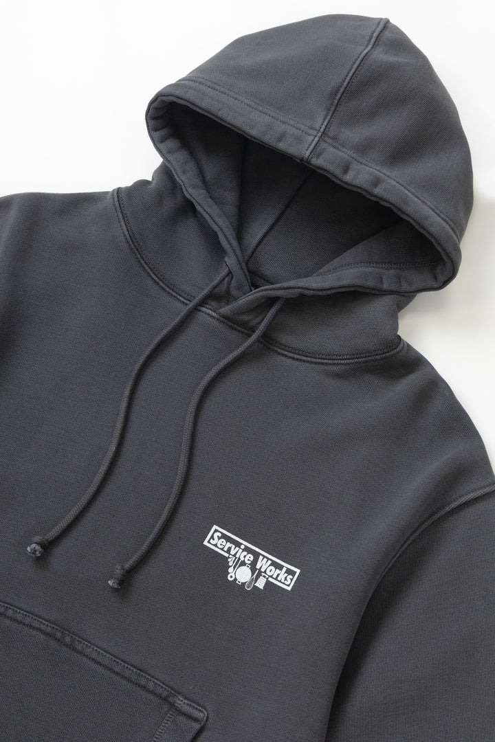 Service Works - Loopback Hoodie - Black
