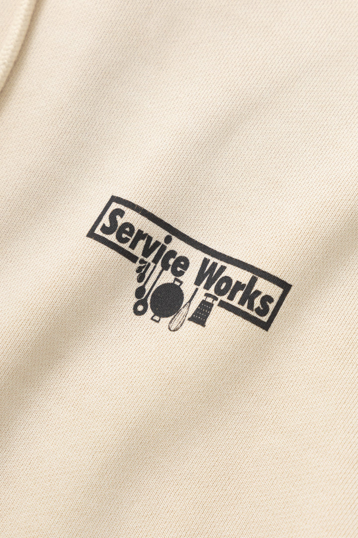 Service Works - Loopback Hoodie - Natural