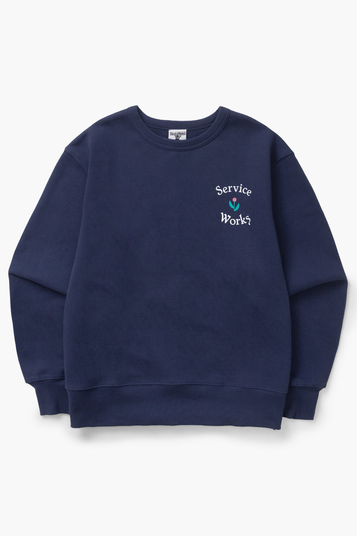 Service Works - In Bloom Crewneck - Navy