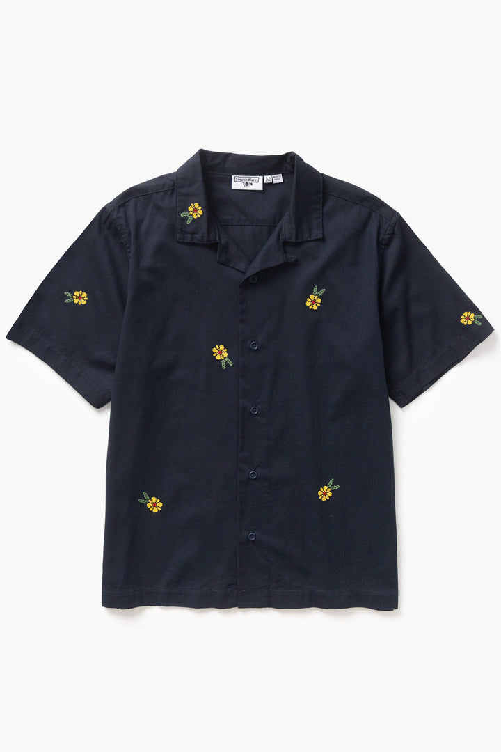 Service Works - Cross Stitch Shirt - Dark Navy
