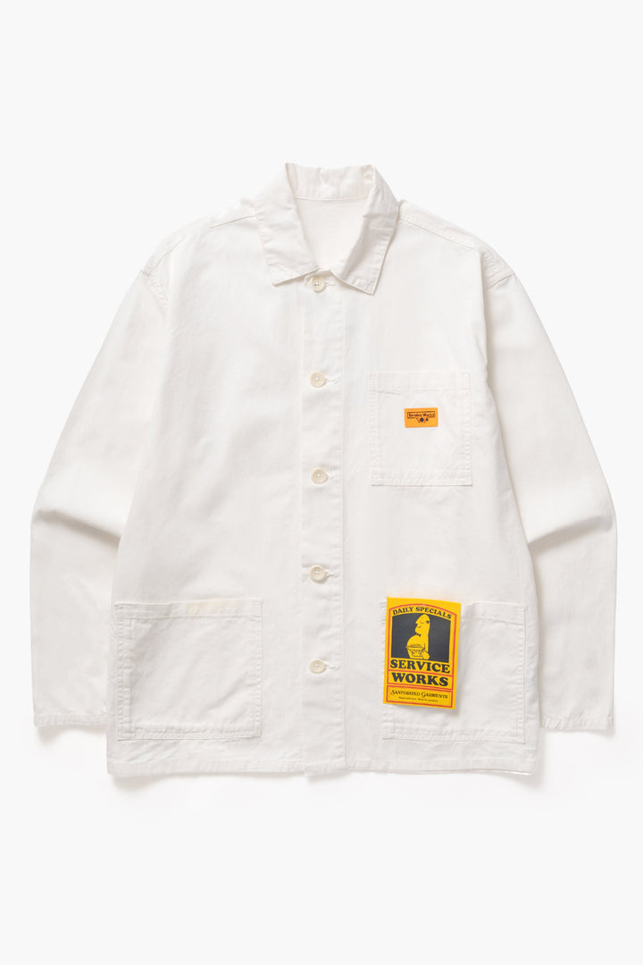 Service Works - Twill Chore Shirt - Off-White