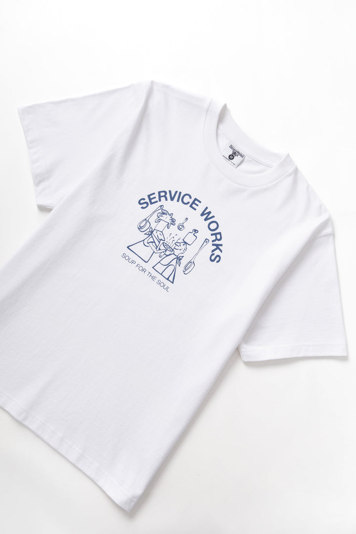 Service Works - Soup For The Soul Tee - White