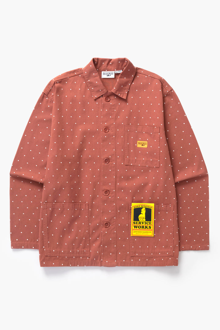 Service Works - Polka Dot Chore Shirt - Clay
