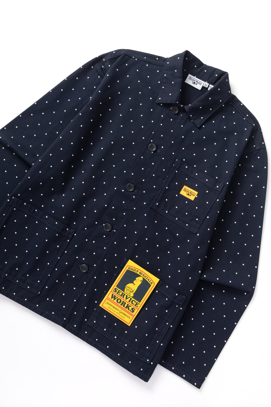Service Works - Polka Dot Chore Shirt - Navy