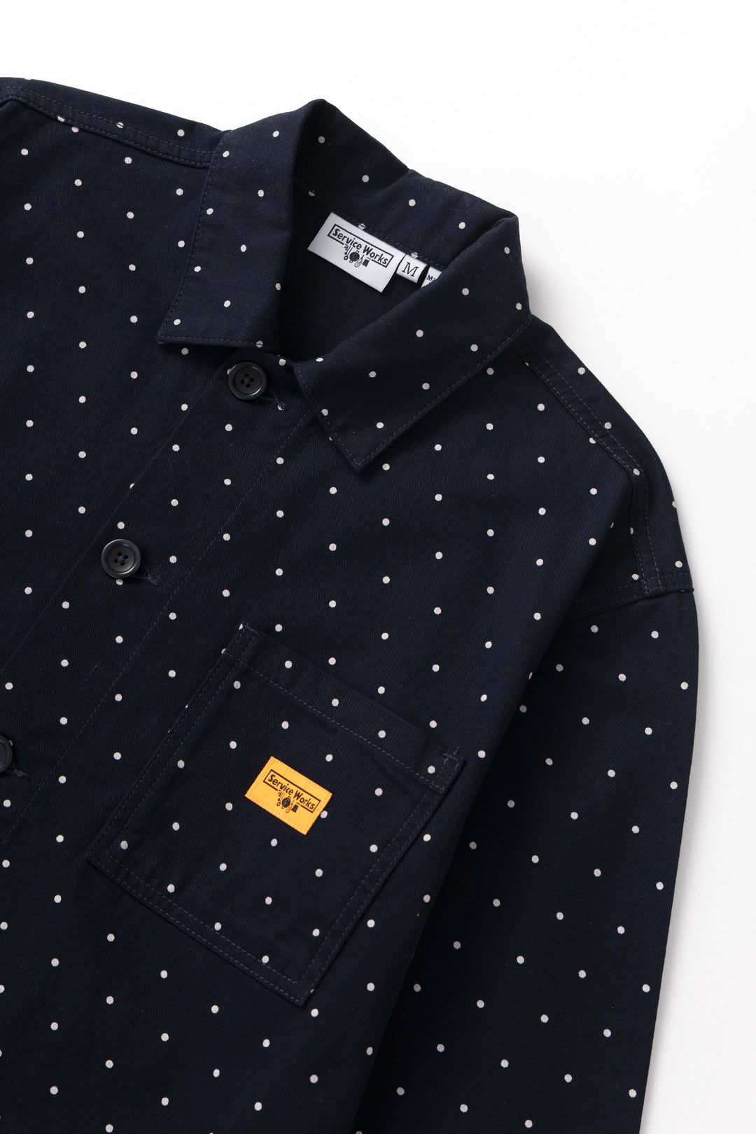 Service Works - Polka Dot Chore Shirt - Navy