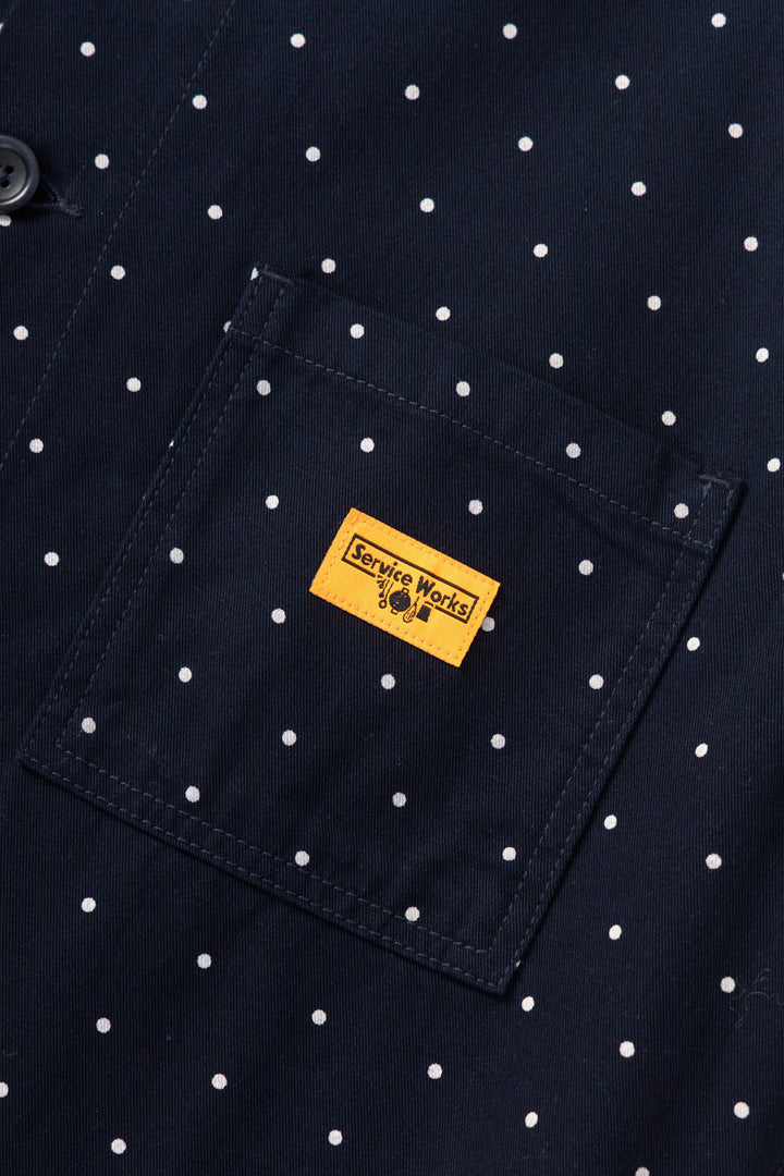 Service Works - Polka Dot Chore Shirt - Navy