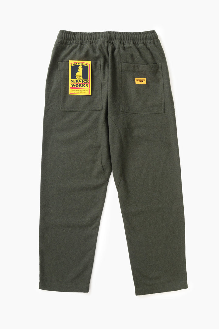 Service Works -  Flannel Chef Pants - Forest