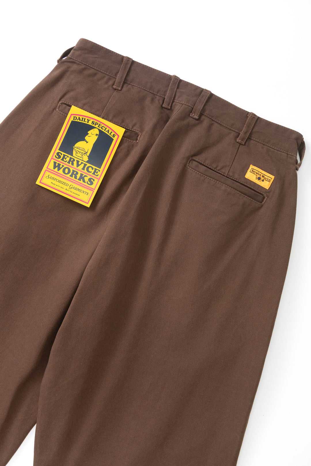 Service Works -  Twill Part Timer Pant - Brown
