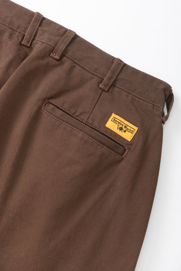 Service Works -  Twill Part Timer Pant - Brown