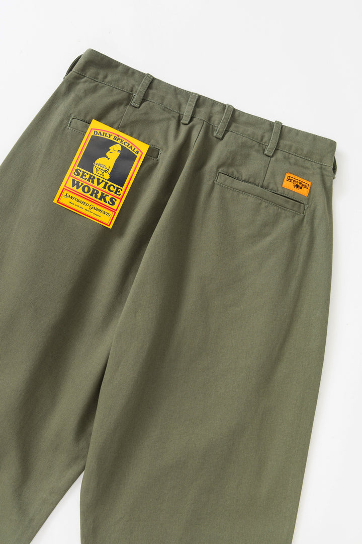 Service Works -  Twill Part Timer Pant - Olive