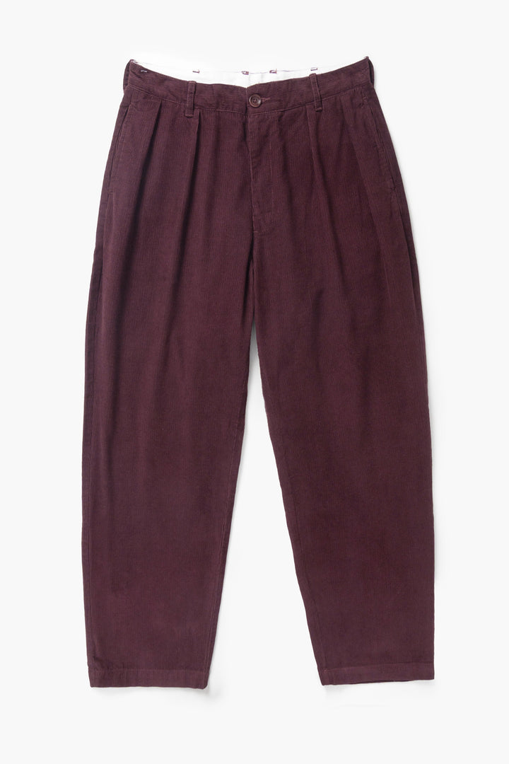 Service Works -  Fine Cord Part Timer Pant - Burgundy