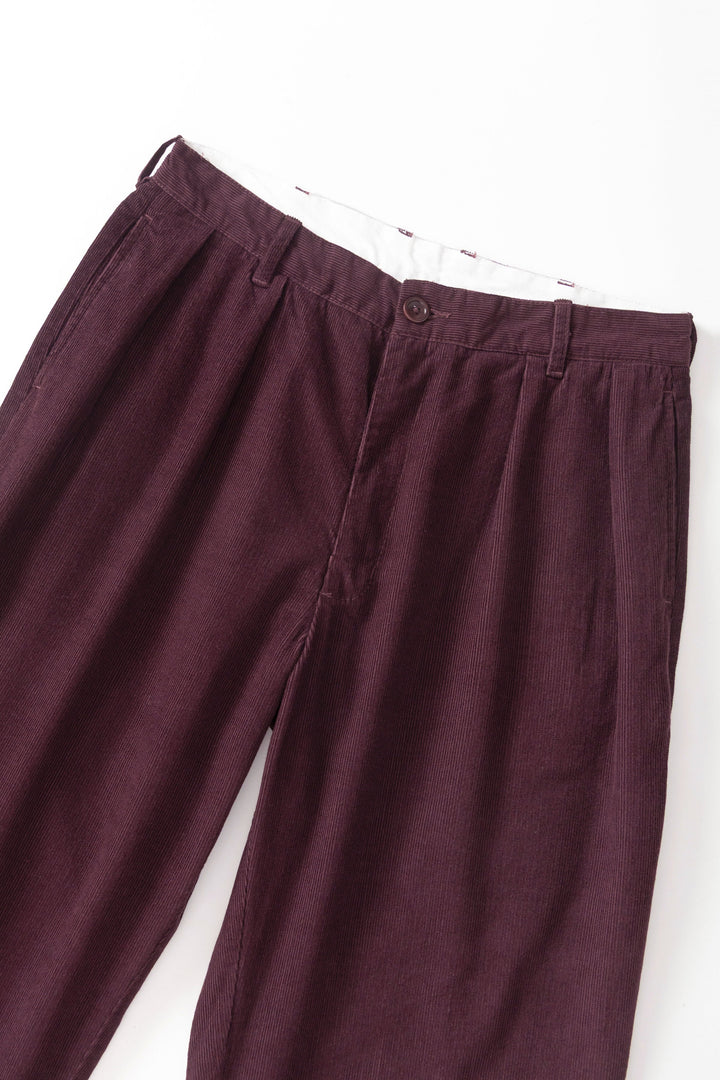 Service Works -  Fine Cord Part Timer Pant - Burgundy