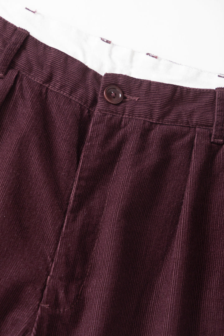 Service Works -  Fine Cord Part Timer Pant - Burgundy