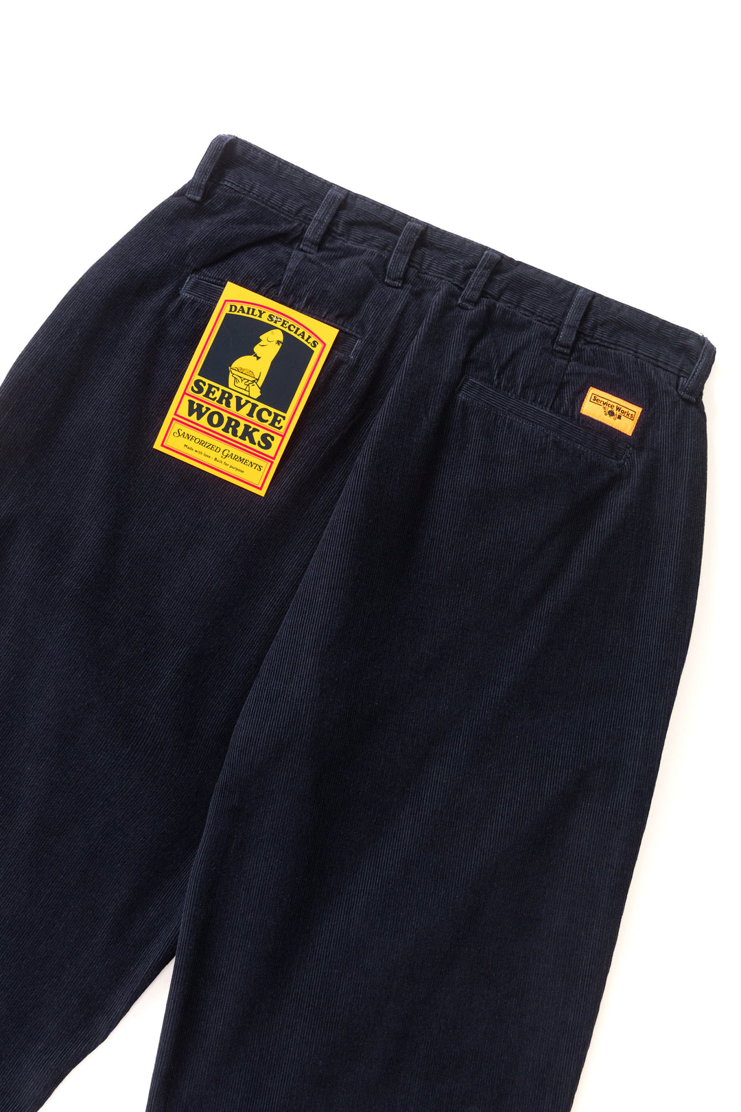 Service Works -  Fine Cord Part Timer Pant - Dark Navy