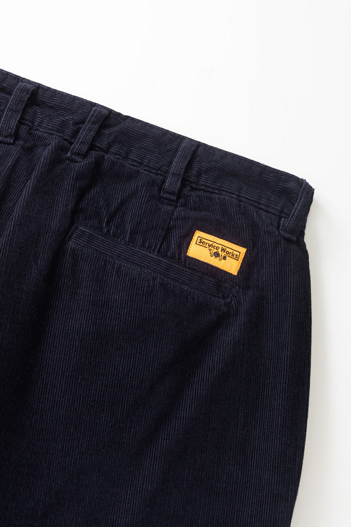 Service Works -  Fine Cord Part Timer Pant - Dark Navy