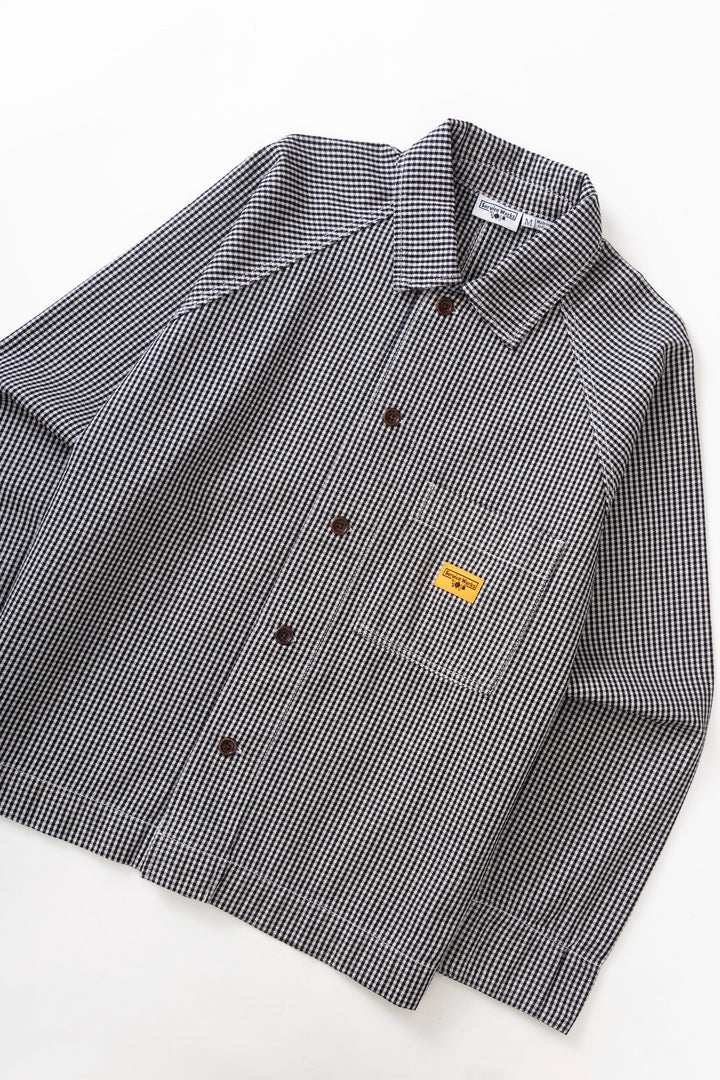 Service Works -  House Gingham FOH Overshirt - Black
