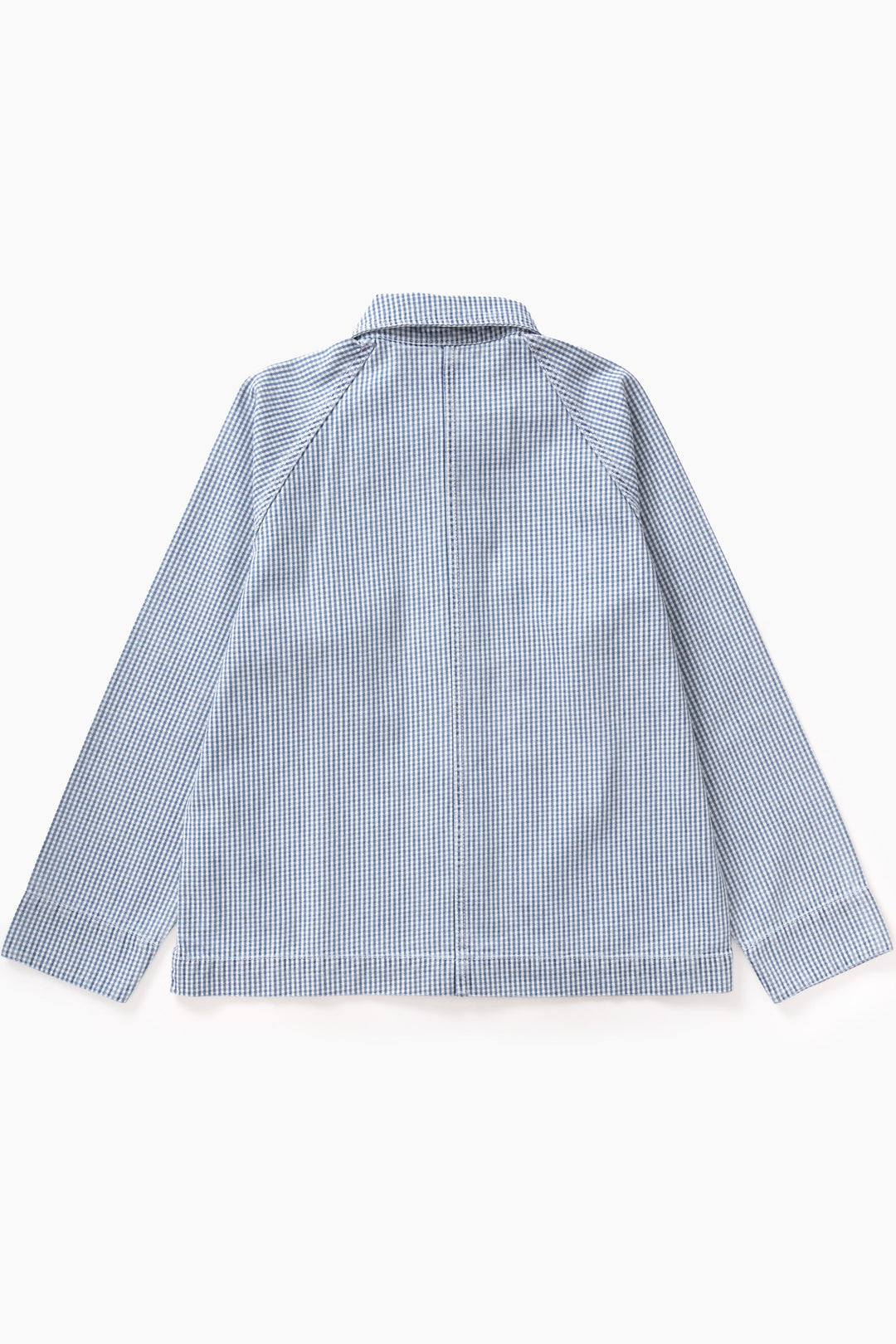Service Works -  House Gingham FOH Overshirt - Blue