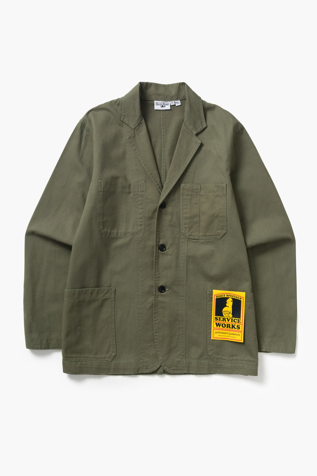 Service Works -  Twill Server Suit Jacket - Olive