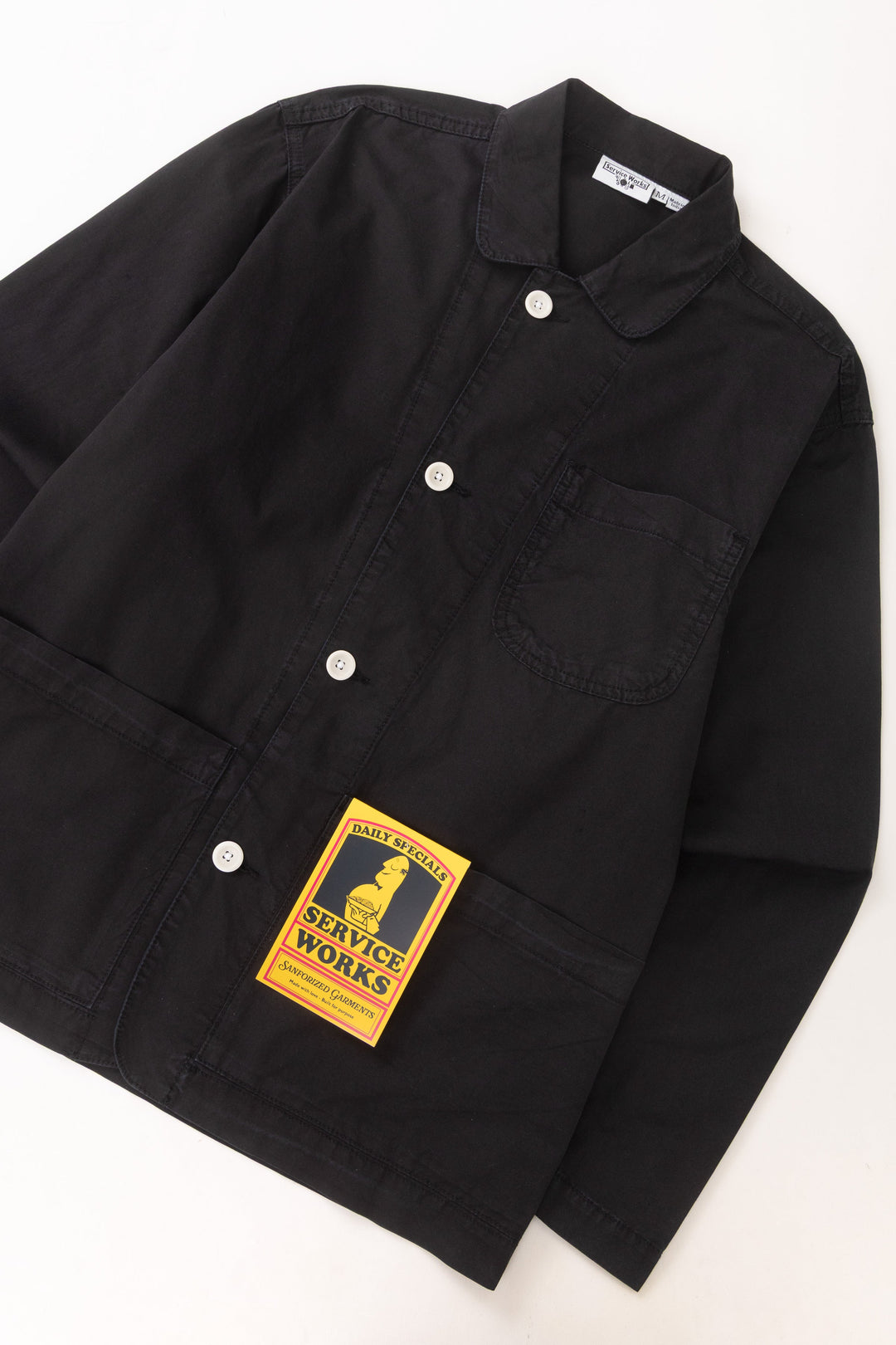 Service Works -  Tech Twill Easy Chef Shirt - Black
