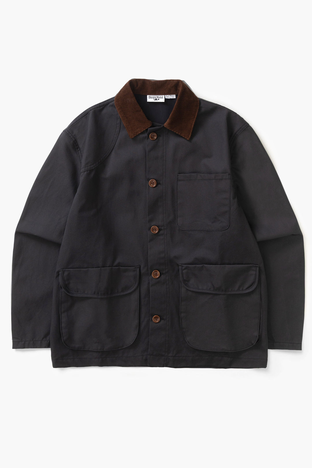 Service Works -  Waxed Barn Coat - Black