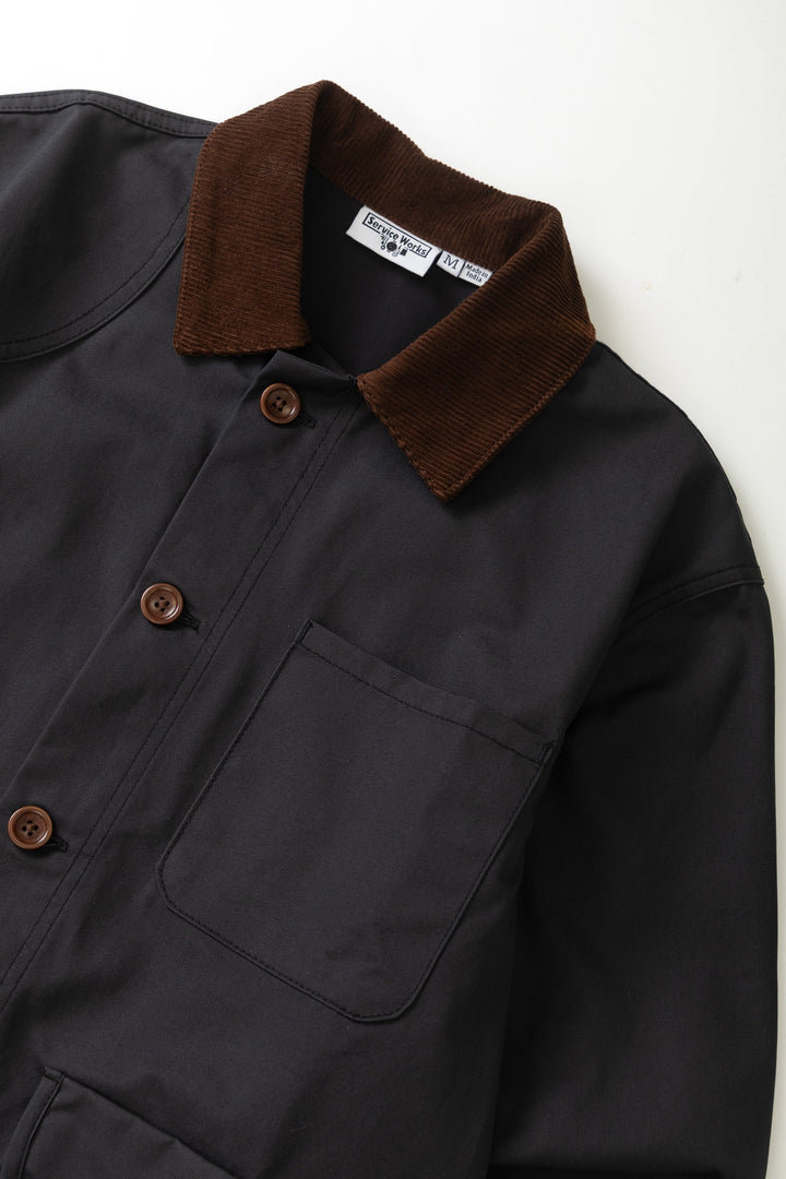 Service Works -  Waxed Barn Coat - Black