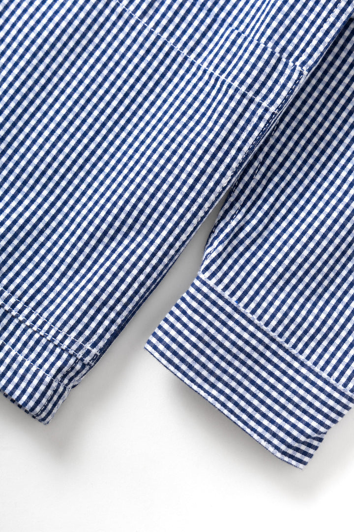 Service Works -  Gingham Waiter Shirt - Blue