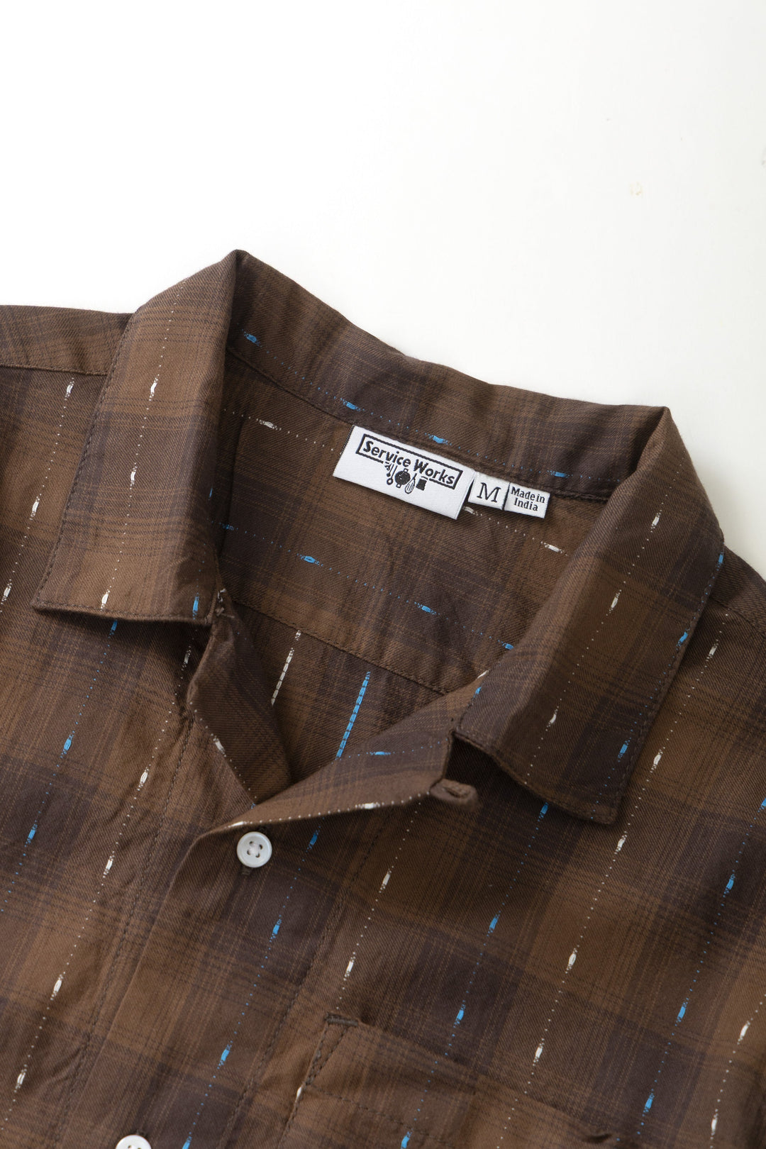 Service Works -  Drag Stitch Resort Shirt - Brown