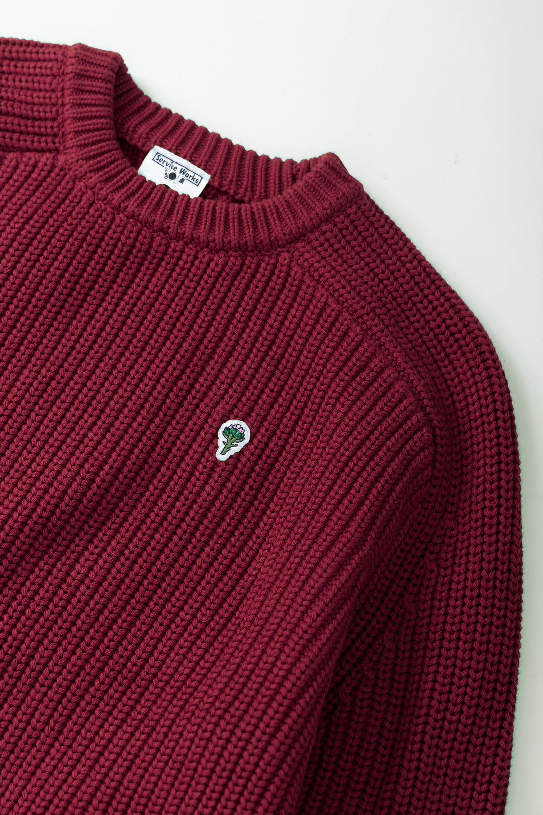 Service Works -  Artichoke Chunky Knit - Burgundy