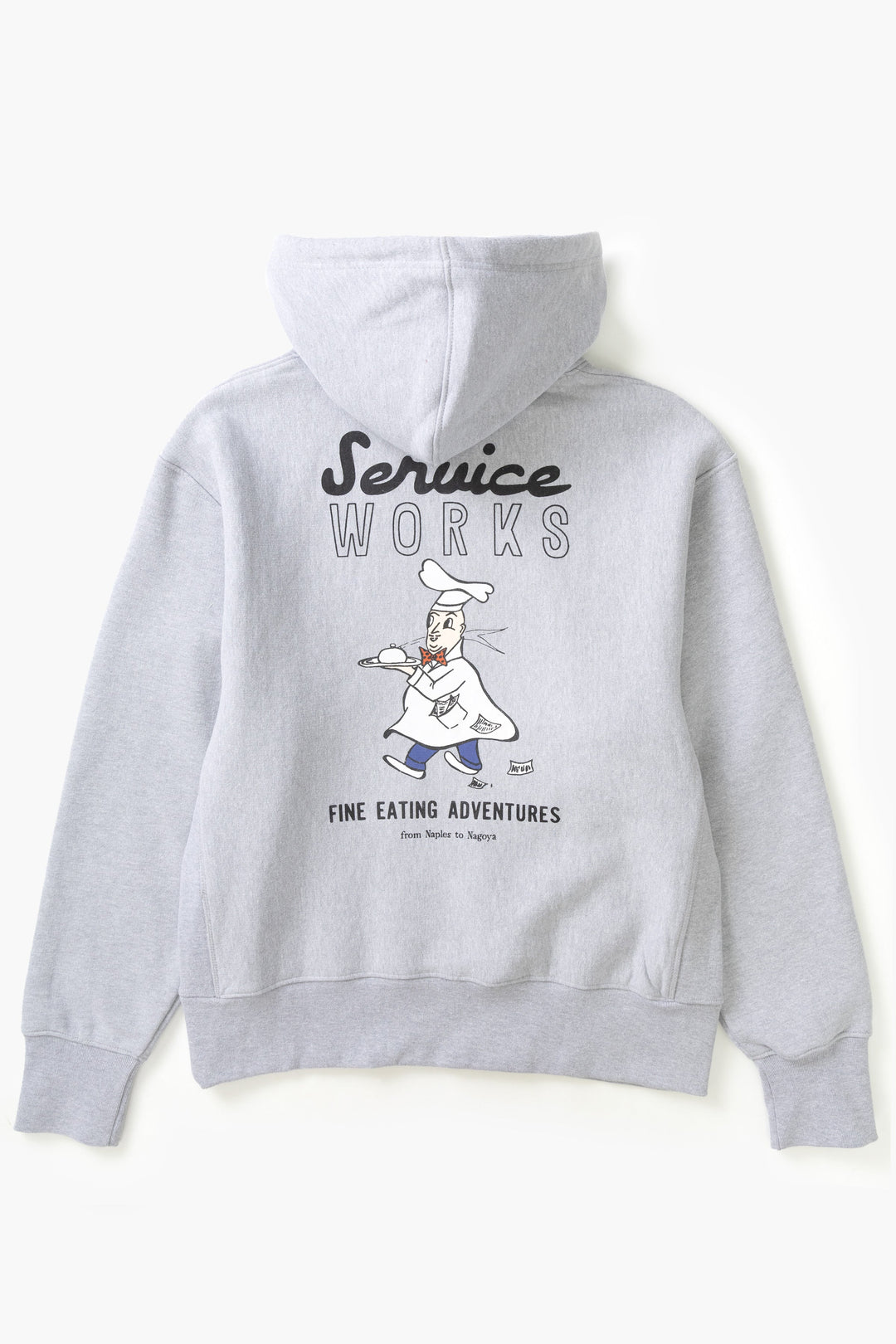Service Works -  Eating Adventures Hoodie - Heather Grey