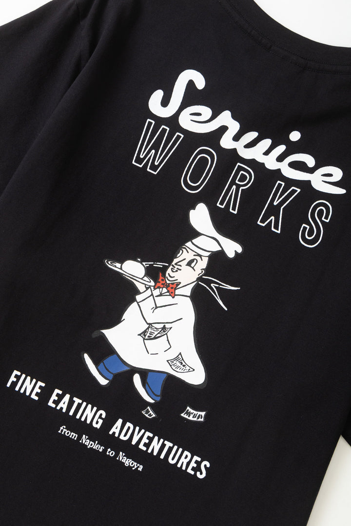 Service Works -  Eating Adventures Tee - Black