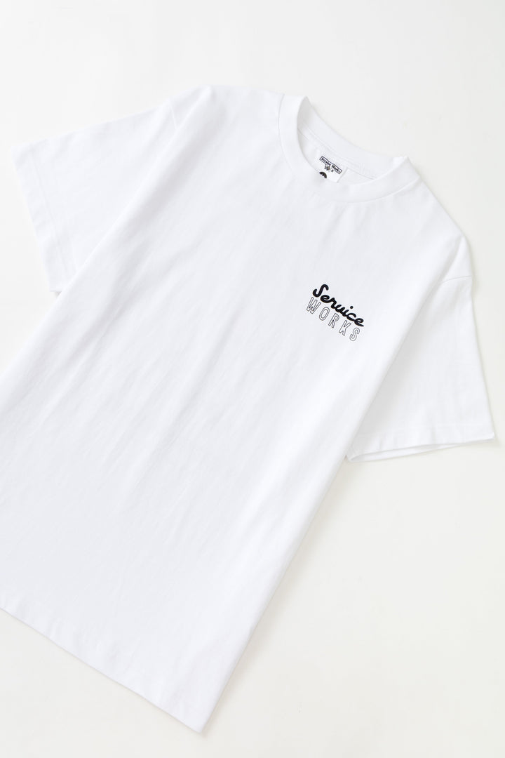 Service Works -  Eating Adventures Tee - White