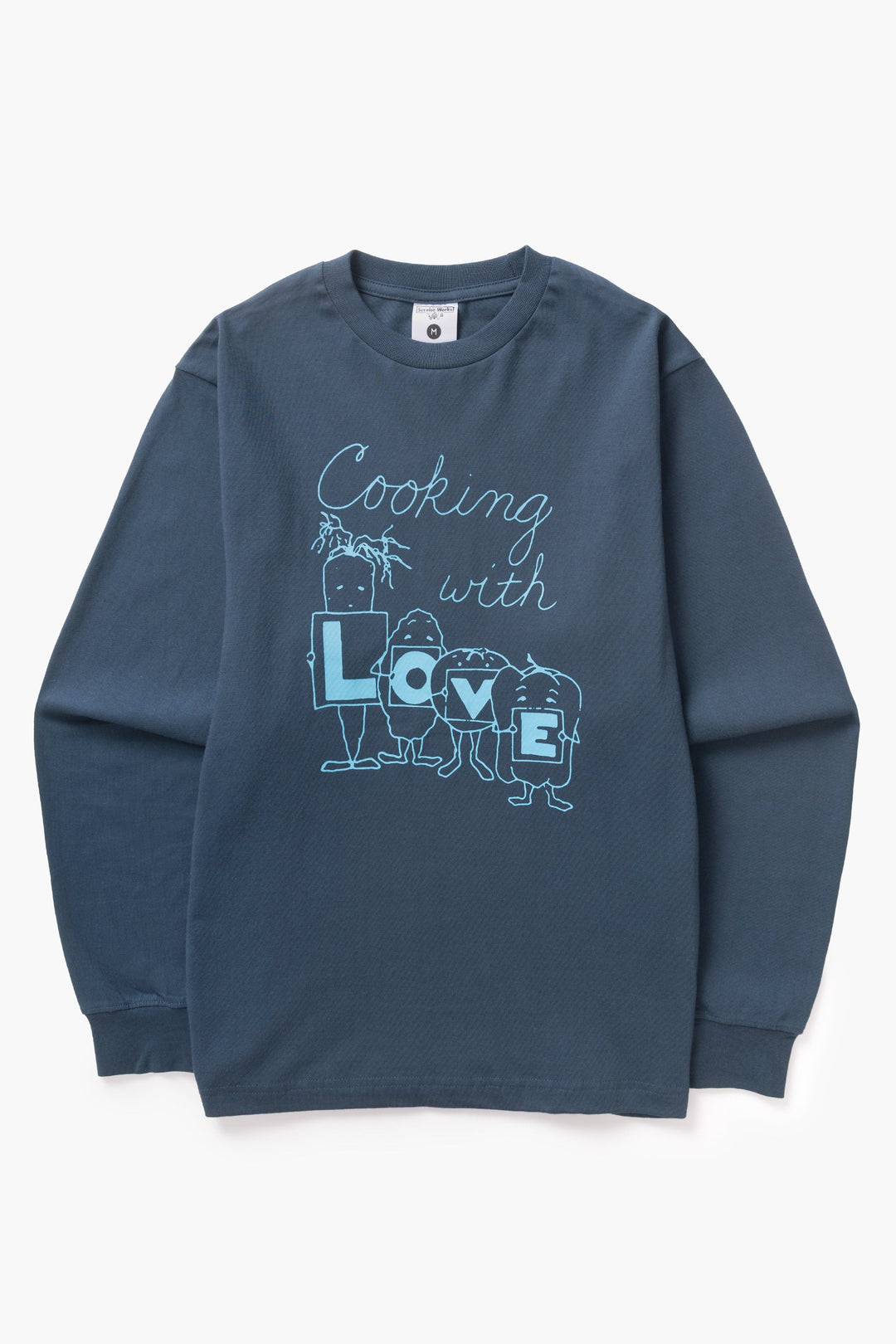 Service Works -  L O V E Long Sleeve Tee - Midnight