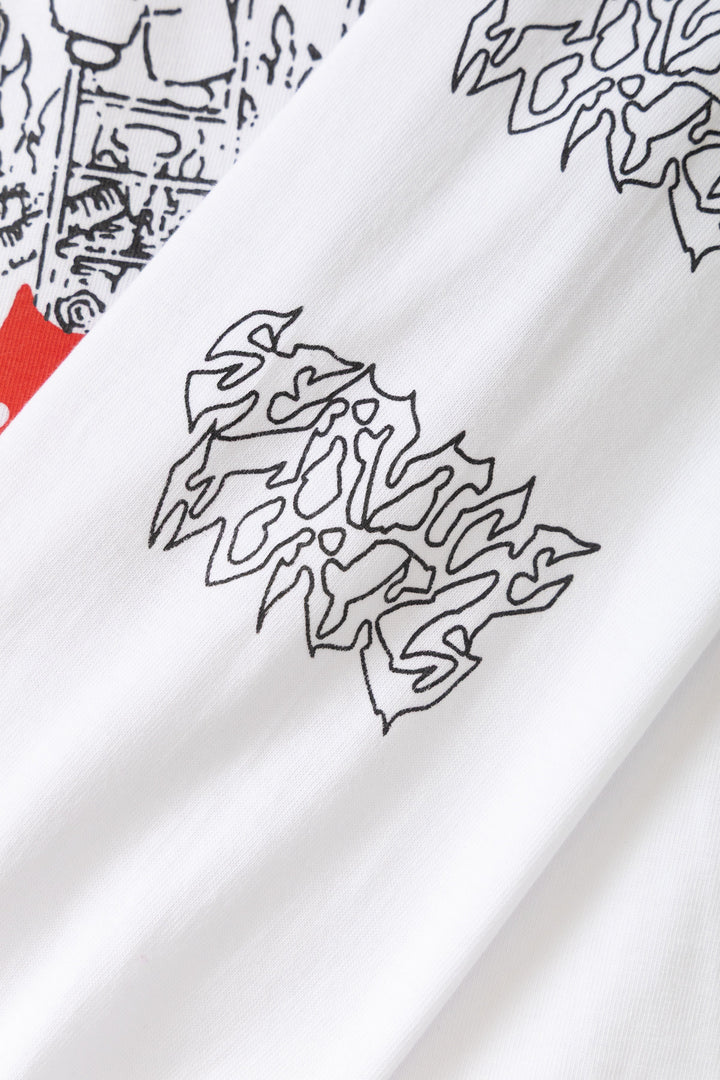 Service Works -  Boiling Point Long Sleeve Tee - White