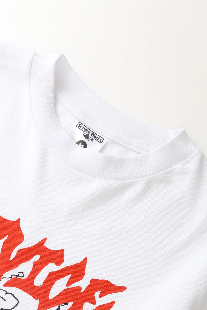 Service Works -  Boiling Point Long Sleeve Tee - White