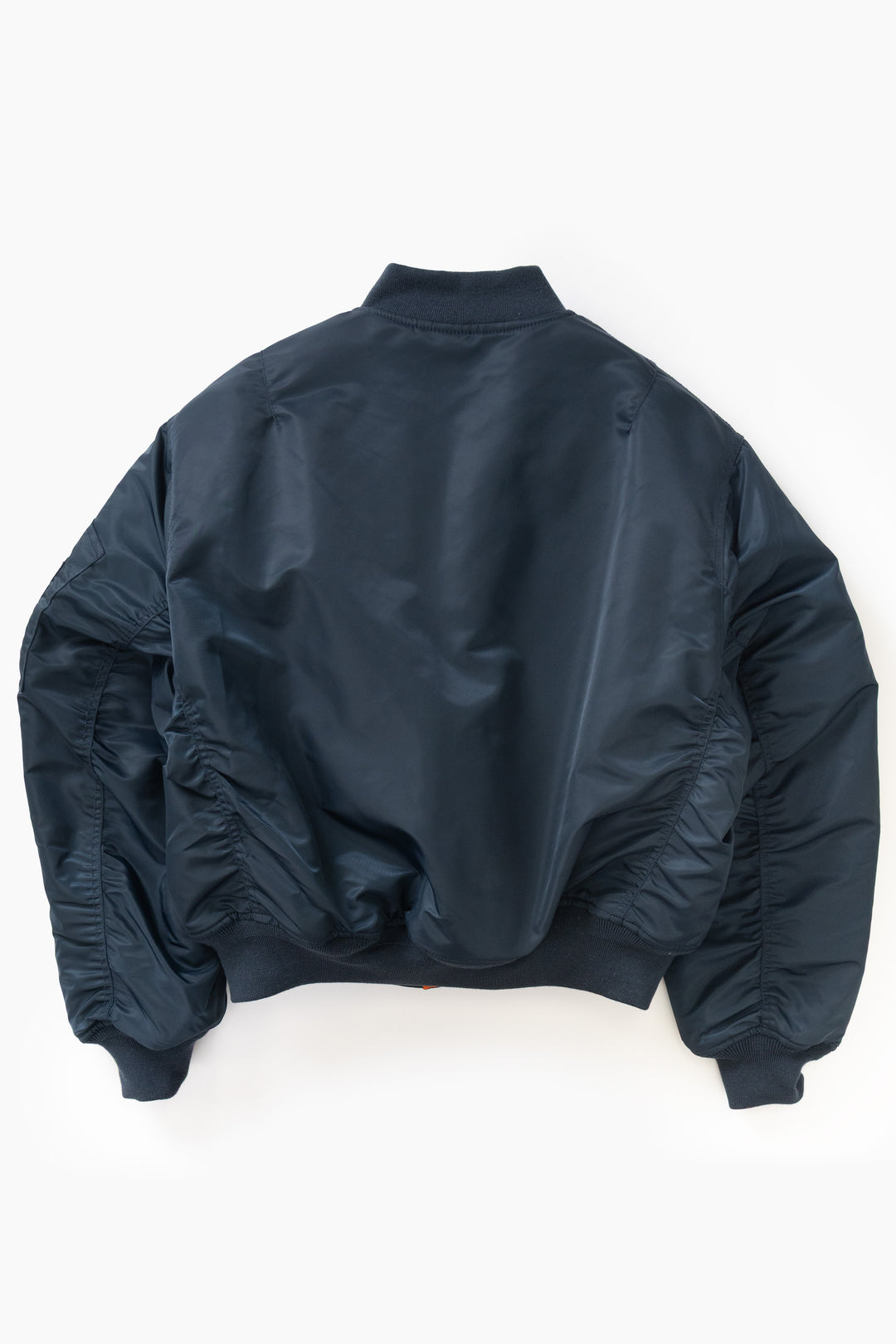 Schott N.Y.C - 90's Nylon Bomber Jacket - Navy