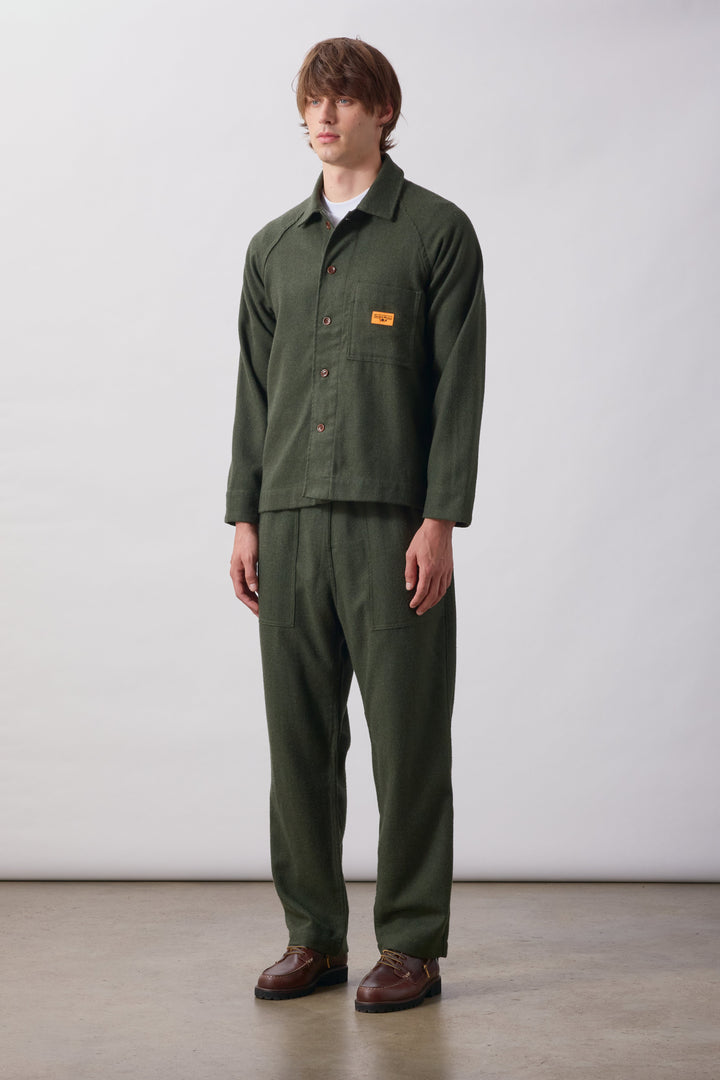 Service Works -  Flannel Chef Pants - Forest
